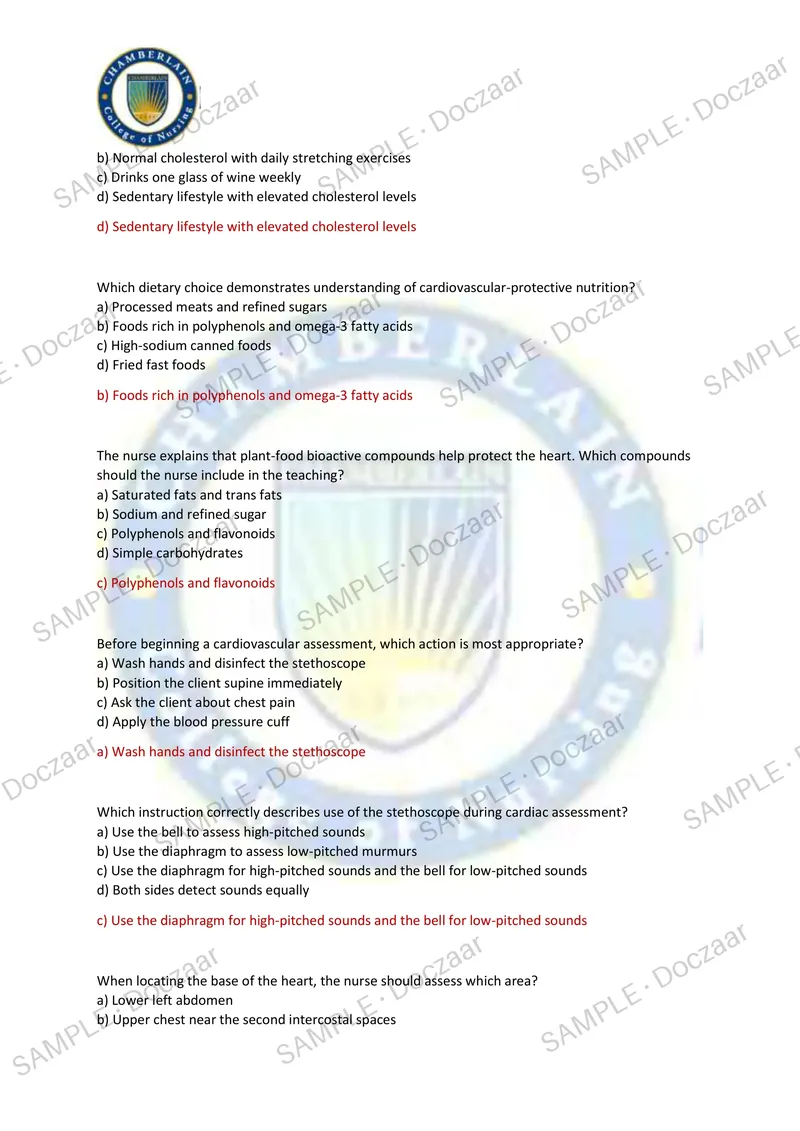 Preview page 3 of NR 302 exam 3 NEWEST TEST EXAM 180 COMPREHENSIVE QUESTIONS /FREQUENTLY MOST TESTED QUESTIONS AND VERIFIED SOLUTIONS/GE