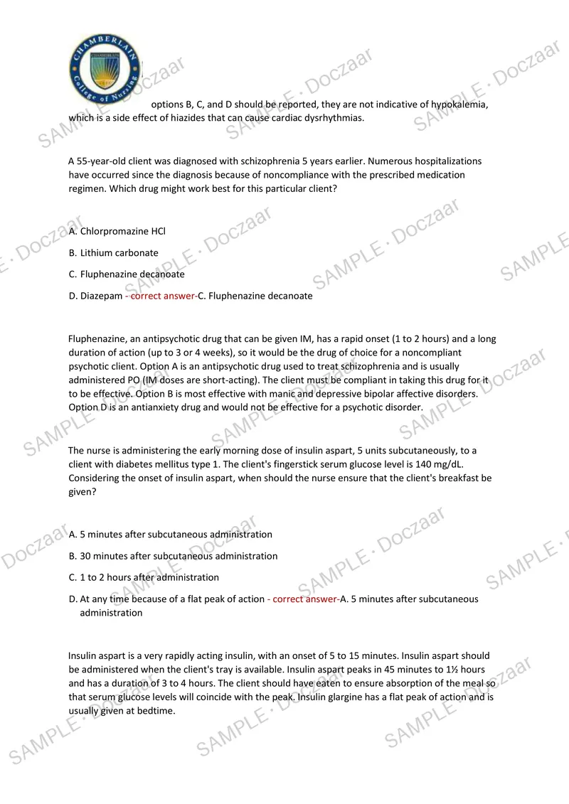 Preview page 14 of PHARMACOLOGY EVOLVE HESI EXAM 2026/2027 | 150 HIGH-YIELD QUESTIONS & VERIFIED ANSWERS WITH RATIONALES | LATEST TEST PREP