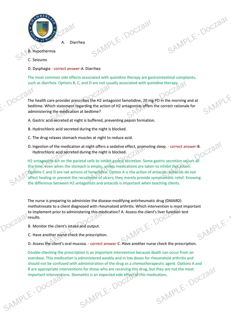 Preview page 5 of PHARMACOLOGY EVOLVE HESI EXAM 2026/2027 | 150 HIGH-YIELD QUESTIONS & VERIFIED ANSWERS WITH RATIONALES | LATEST TEST PREP