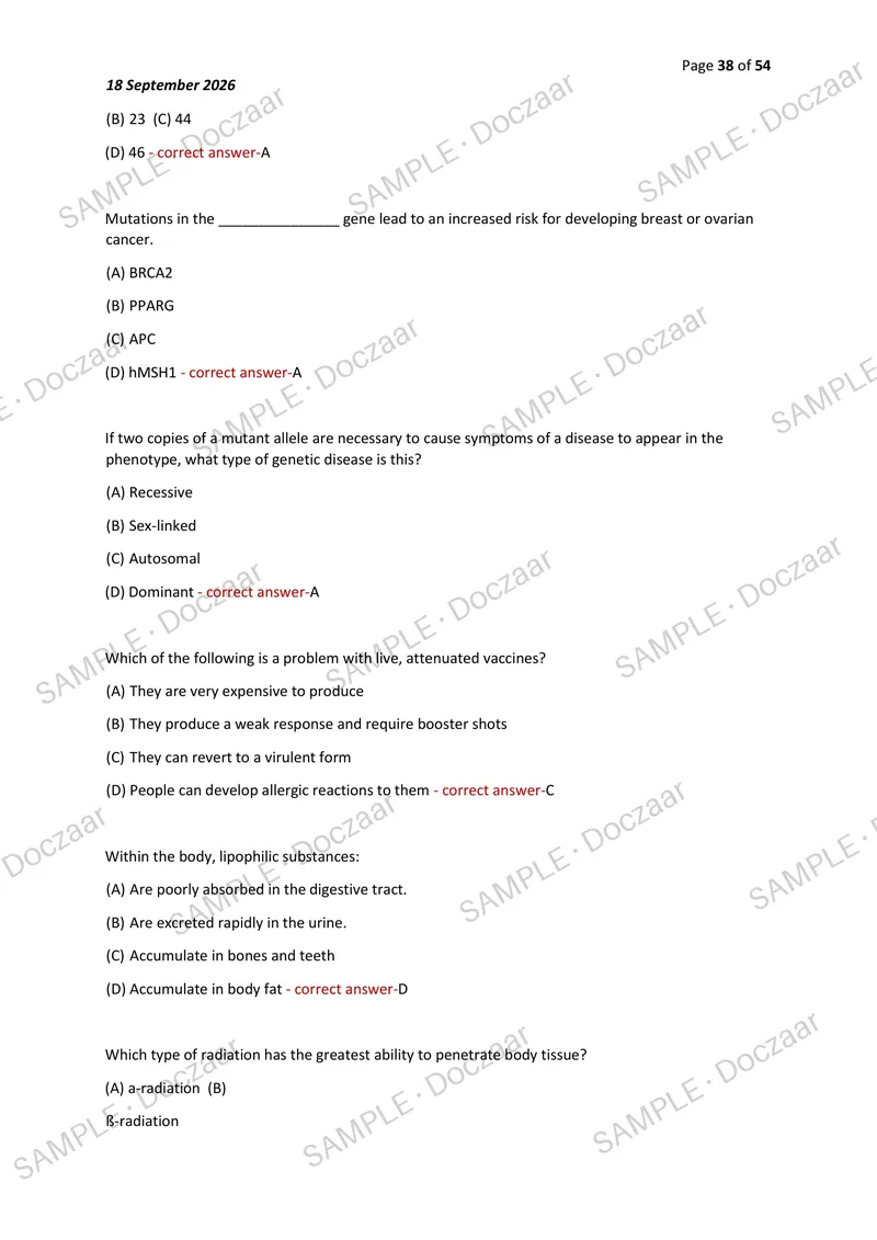 Preview page 38 of CPH EXAM 2026/2027 | 250 HIGH-YIELD QUESTIONS & VERIFIED ANSWERS | ALL SAMPLE QUESTIONS | LATEST TEST PREP | RECENT & MO