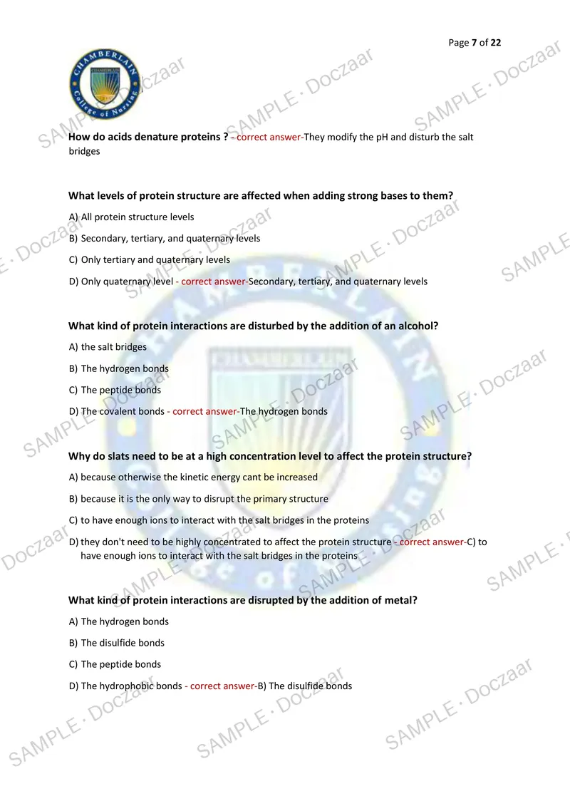 Preview page 7 of BIOS 251 EXAM 2026/2027 | 100 HIGH-YIELD QUESTIONS & VERIFIED ANSWERS | LATEST TEST PREP | RECENT & MOST TESTED TOPICS |