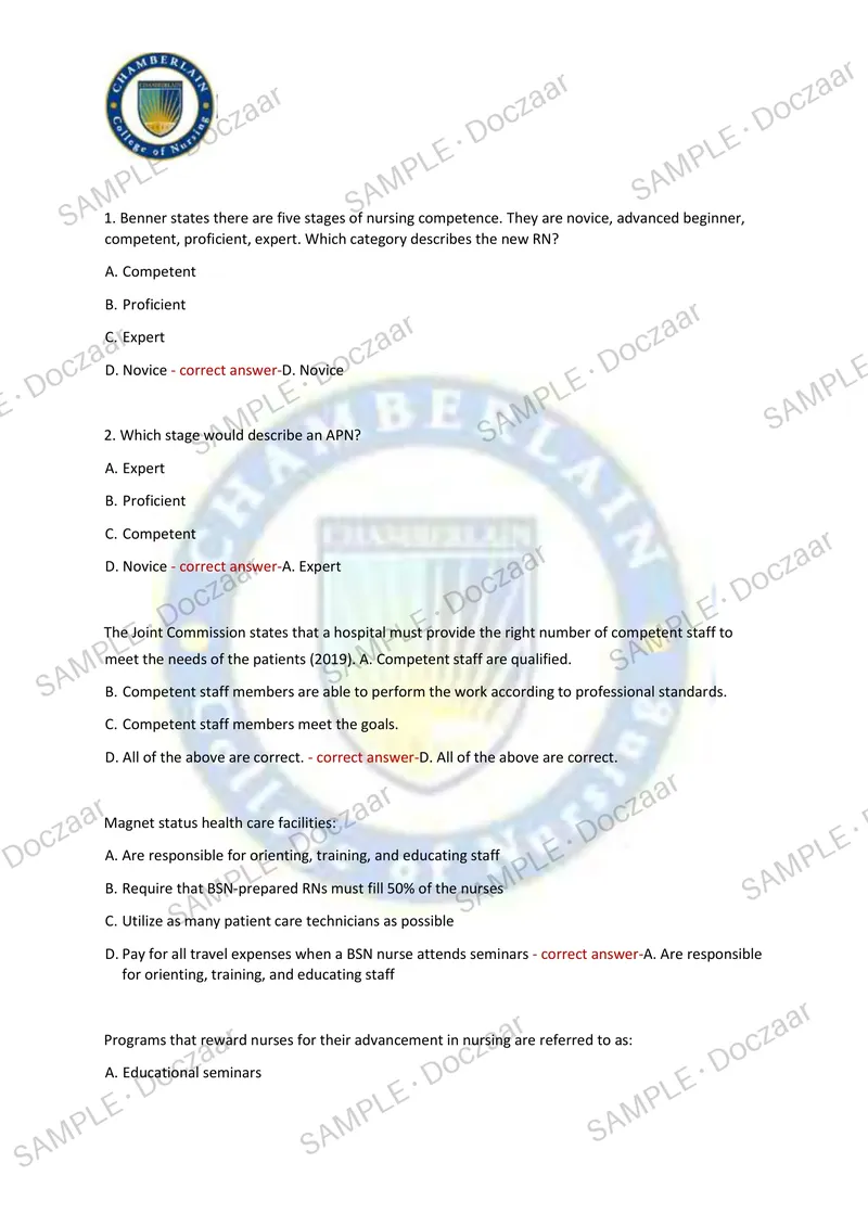 Preview page 9 of NUR 273 EXAM 1 2026/2027 | 80 HIGH-YIELD QUESTIONS & VERIFIED ANSWERS | LATEST TEST PREP | RECENT & MOST TESTED TOPICS |