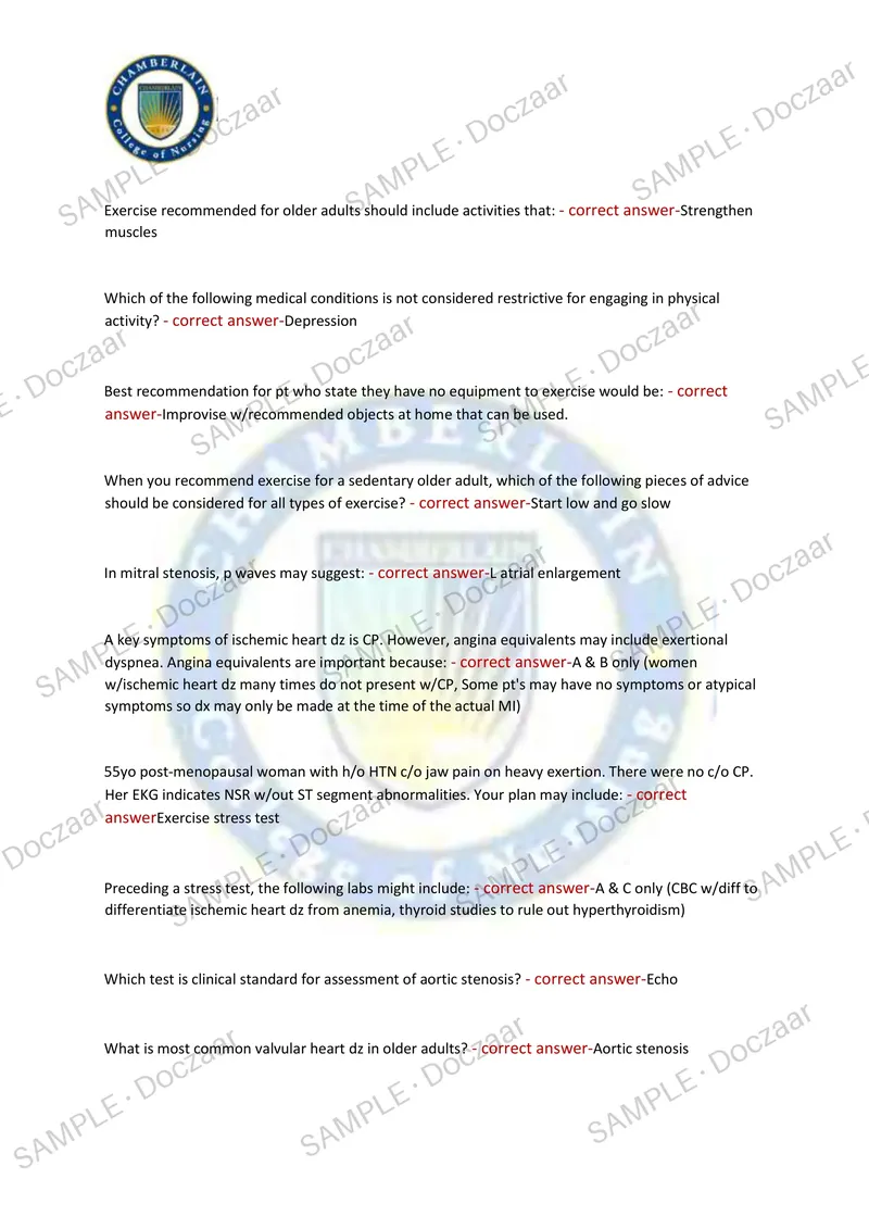 Preview page 26 of NR601 FINAL EXAM 2026/2027 | 300 HIGH-YIELD QUESTIONS & VERIFIED ANSWERS | LATEST TESTBANK | RECENT & MOST TESTED TOPICS