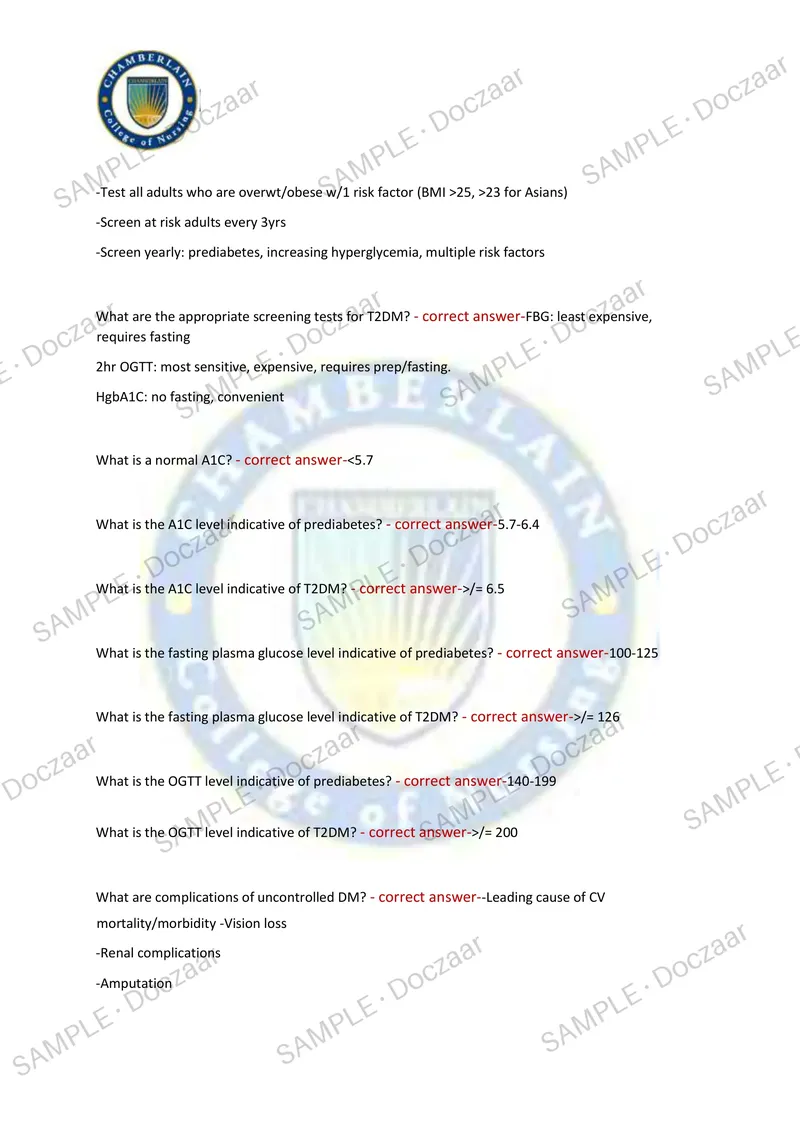 Preview page 46 of NR601 FINAL EXAM 2026/2027 | 300 HIGH-YIELD QUESTIONS & VERIFIED ANSWERS | LATEST TESTBANK | RECENT & MOST TESTED TOPICS