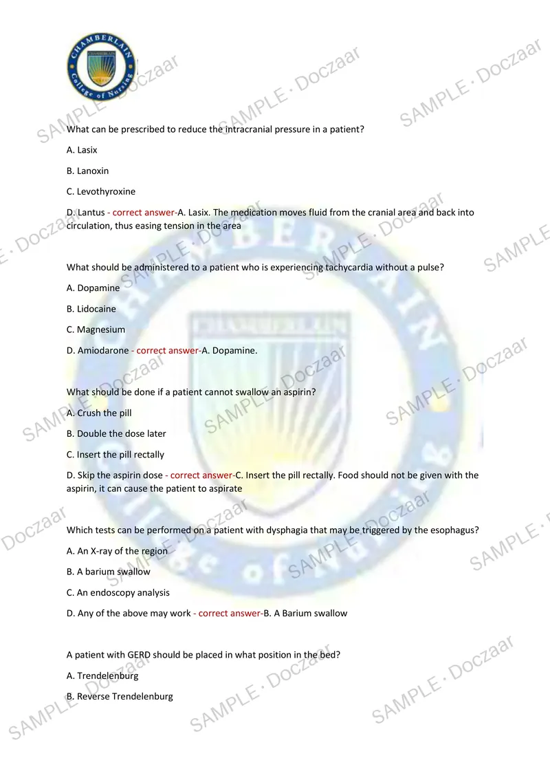 Preview page 16 of CMSRN NEWEST 2026/2027 ACTUAL EXAM 80  QUESTIONS AND CORRECT (VERIFIED ANSWERS)  COVERING RECENT AND MOST TESTED QUESTIO