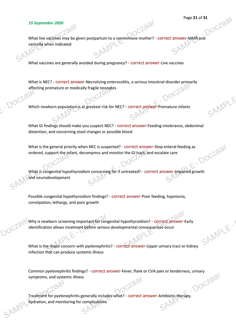 Preview page 21 of WGU D447 NEW OA BOSS EDITION 2026/2027 | 350 HIGH-YIELD QUESTIONS & VERIFIED ANSWERS | LATEST TESTBANK | RECENT & MOST T