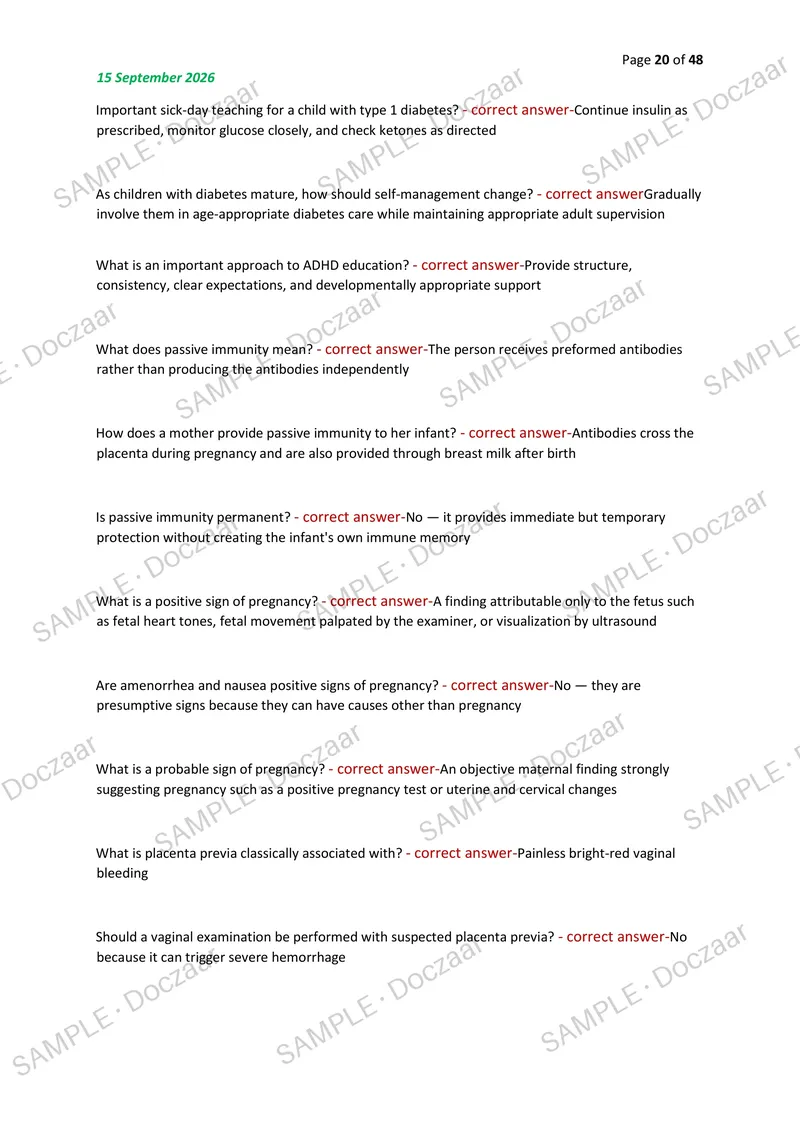 Preview page 20 of WGU D447 NEW OA MIDTERM BOSS EDITION 2026/2027 | 500 HIGH-YIELD QUESTIONS & VERIFIED ANSWERS | LATEST TESTBANK | RECENT