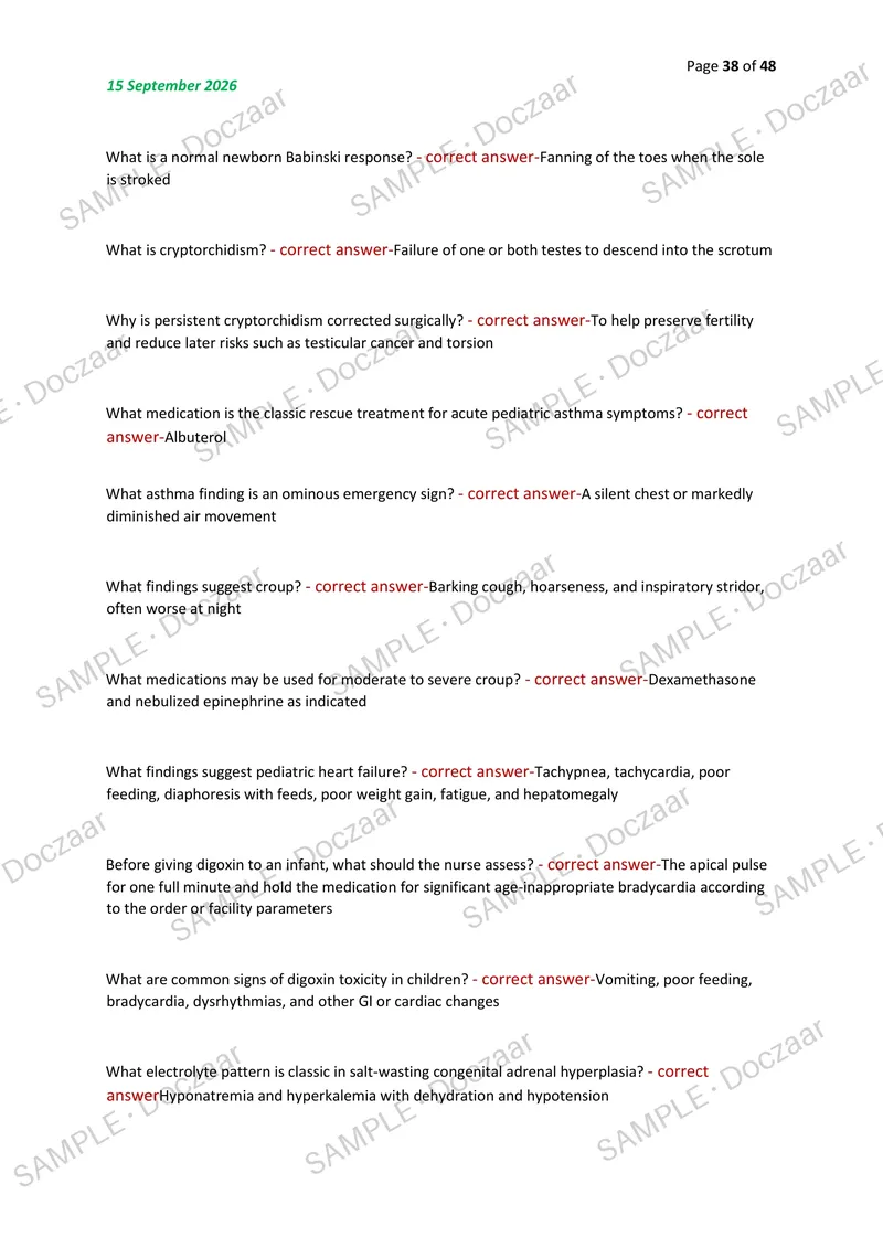 Preview page 38 of WGU D447 NEW OA MIDTERM BOSS EDITION 2026/2027 | 500 HIGH-YIELD QUESTIONS & VERIFIED ANSWERS | LATEST TESTBANK | RECENT