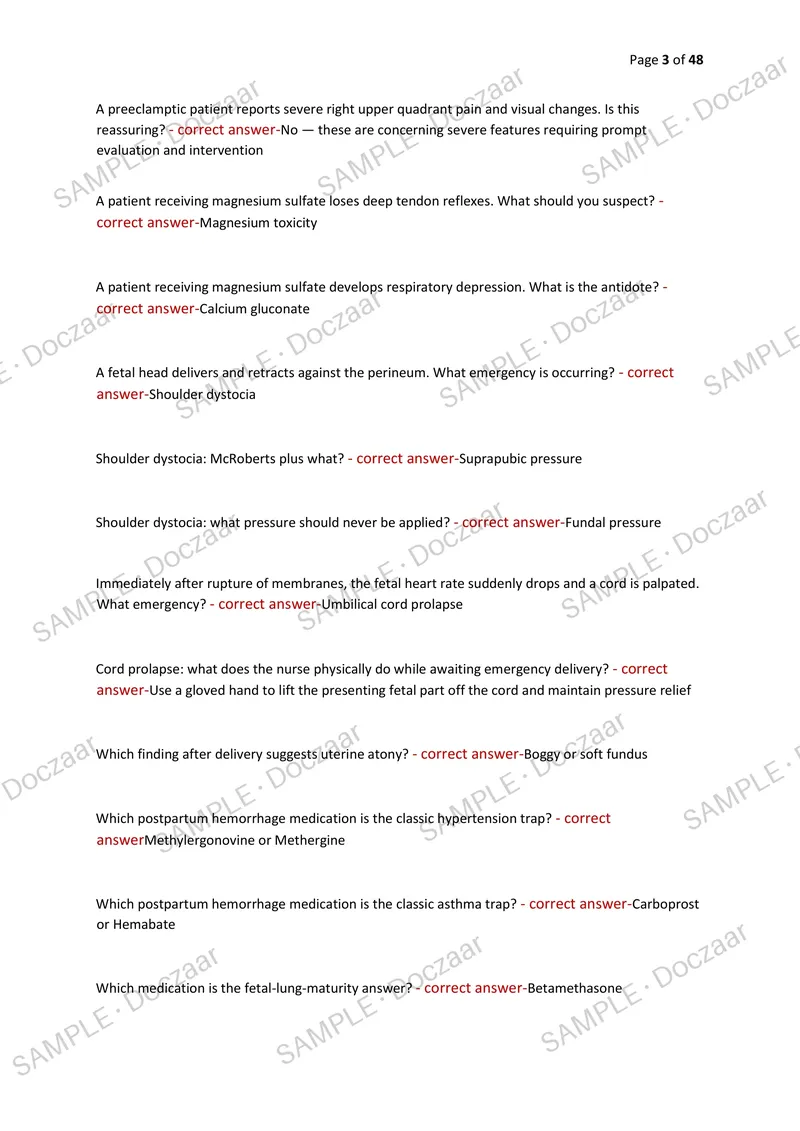 Preview page 3 of WGU D447 NEW OA MIDTERM BOSS EDITION 2026/2027 | 500 HIGH-YIELD QUESTIONS & VERIFIED ANSWERS | LATEST TESTBANK | RECENT