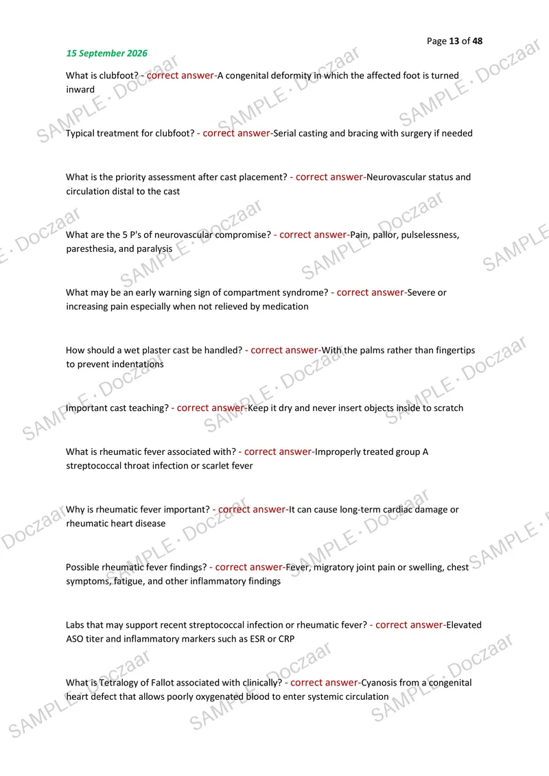 Preview page 13 of WGU D447 NEW OA FINAL BOSS EDITION 2026/2027 | 500 HIGH-YIELD QUESTIONS & VERIFIED ANSWERS | LATEST TESTBANK | RECENT &