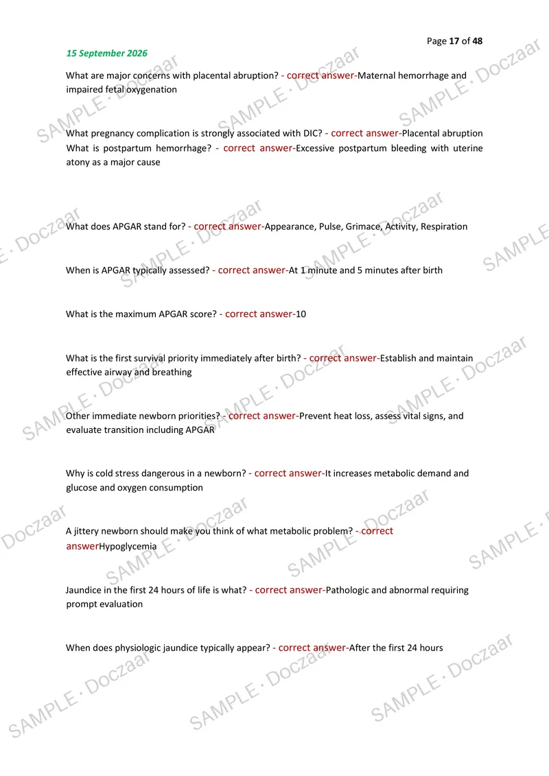 Preview page 17 of WGU D447 NEW OA FINAL BOSS EDITION 2026/2027 | 500 HIGH-YIELD QUESTIONS & VERIFIED ANSWERS | LATEST TESTBANK | RECENT &