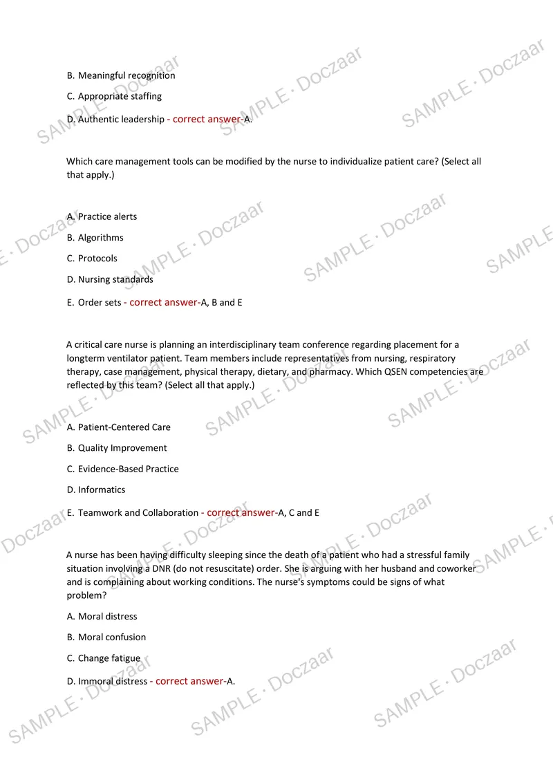 Preview page 5 of NCLEX EXAM 2026/2027 | 150 HIGH-YIELD QUESTIONS & VERIFIED ANSWERS | LATEST TEST PREP | RECENT & MOST TESTED TOPICS | A+