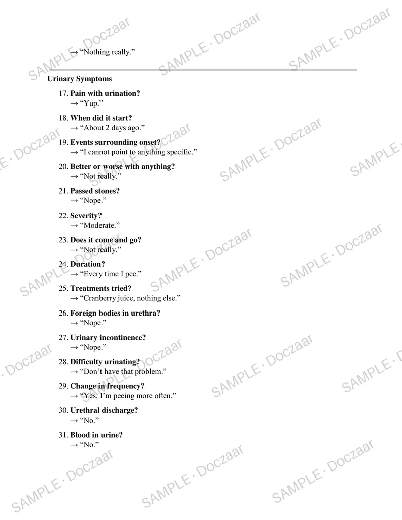 Preview page 5 of NR602 i-Human Case Study – Kristina  Hart (28-Year-Old Female with Pain  when I pee (Dysuria)Actual Screenshot.