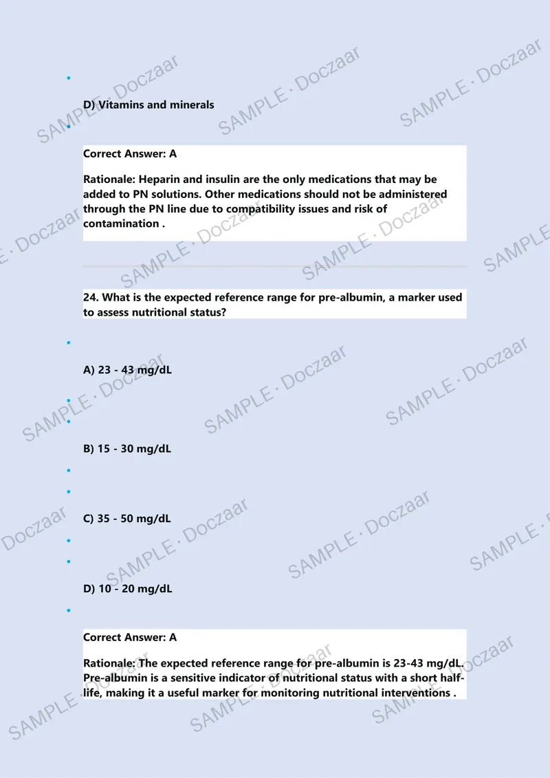 Preview page 19 of ATI RN Nutrition Proctored Exam with Questions and Verified Answers, 100% Guaranteed Pass With Appropriate Explanations
