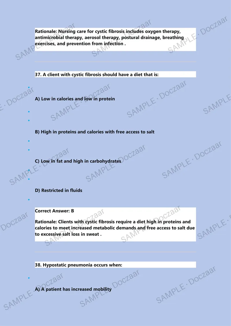 Preview page 27 of 4003 Variations Questions and Verified Answers, 100% Guarantee Pass Complete A+ Guide