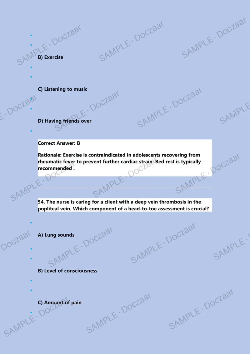 Preview page 39 of 4003 Variations Questions and Verified Answers, 100% Guarantee Pass Complete A+ Guide