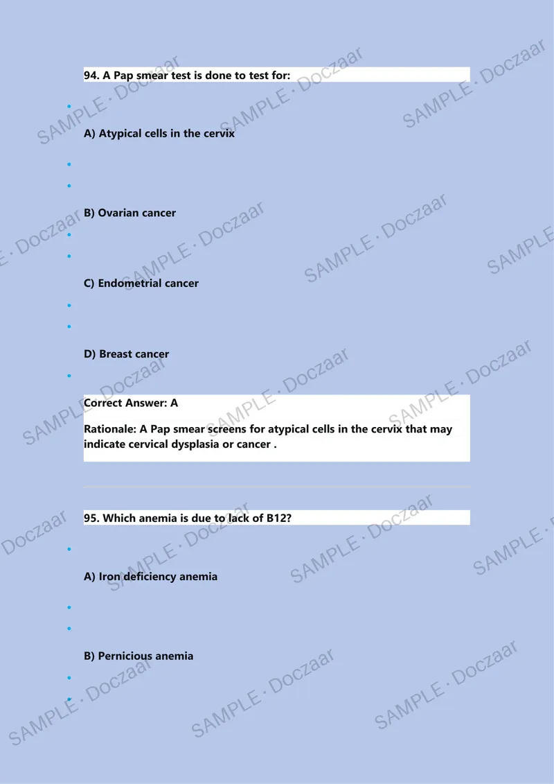 Preview page 68 of 4003 Variations Questions and Verified Answers, 100% Guarantee Pass Complete A+ Guide