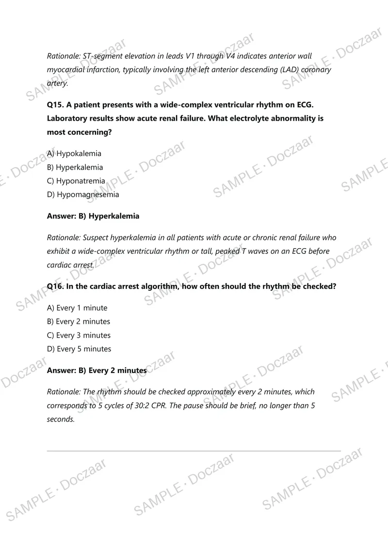 Preview page 7 of Advanced Life Support (ALS) Online  Session Final Exam – New Questions  and Verified Answers (2026 / 2027  Update)| Grad