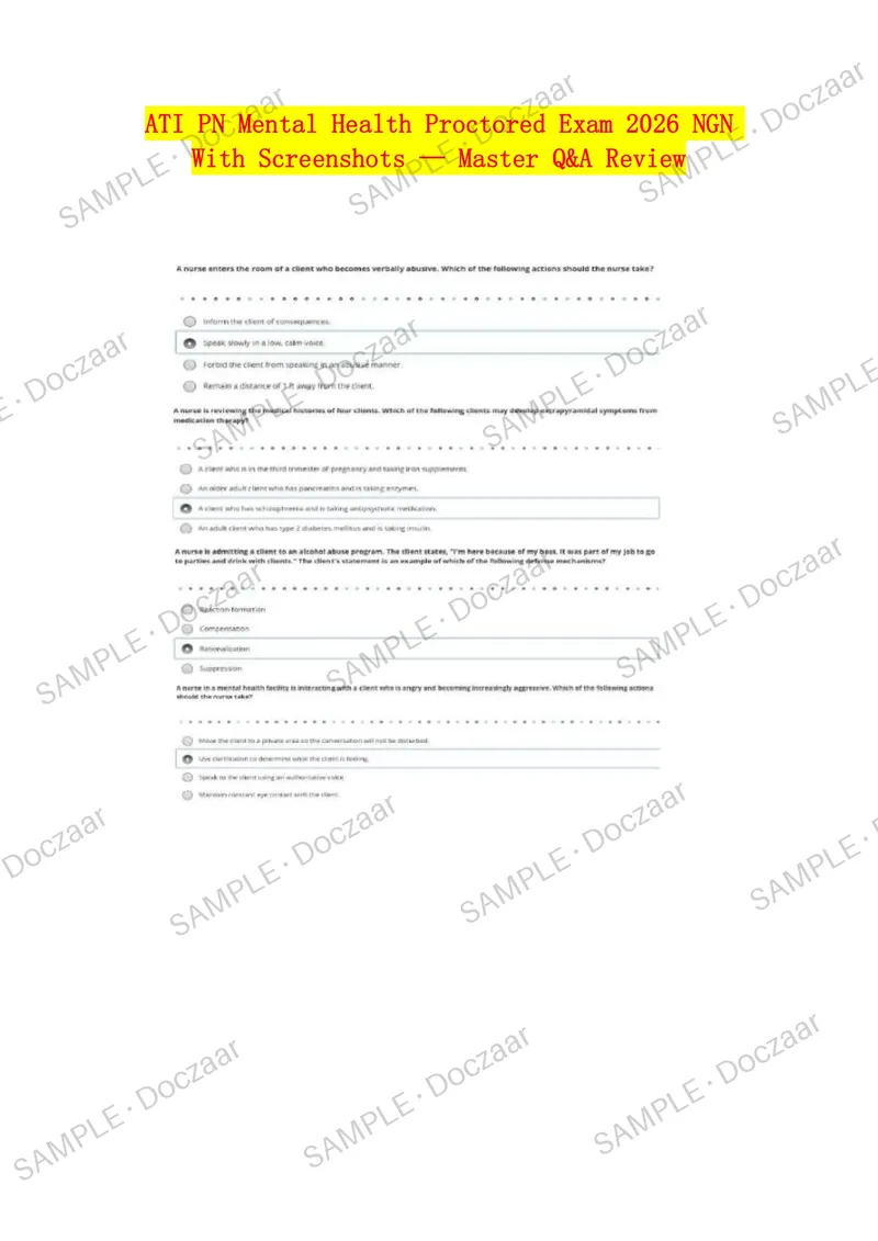 Preview page 1 of ATI PN Pharmacology Exam 2025/2026 – NGN Style Exam Study Guide Questions and Verified Answers (2024 / 2025) 100% Guaran
