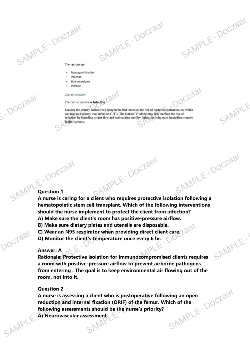 Preview page 5 of ATI RN FUNDAMENTALS PROCTORED EXAM LATEST ACTUAL 2026 EXAM QUESTIONS AND CORRECT DETAILED ANSWERS