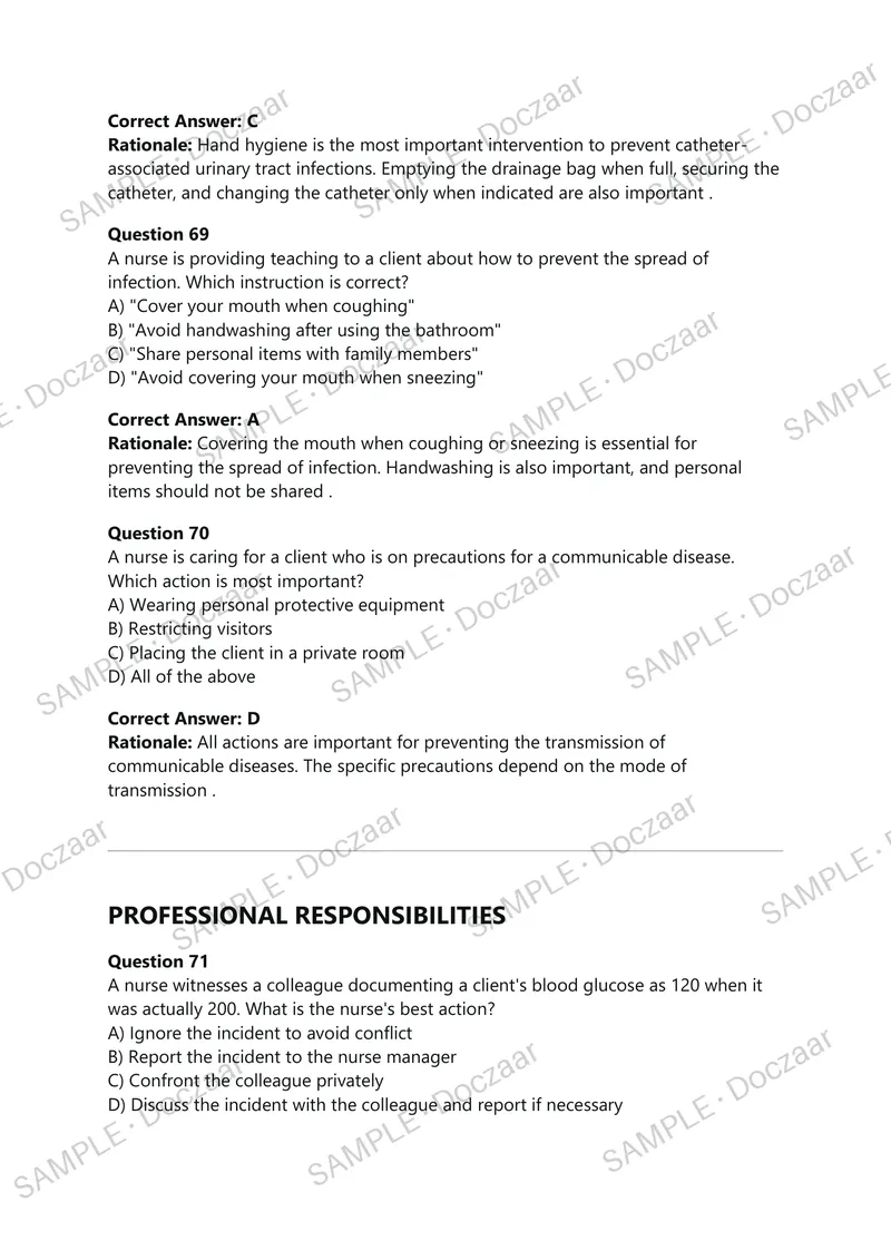 Preview page 22 of TI RN Nutrition Proctored Exam with Questions and Verified Answers, 100% Guaranteed Pass With Appropriate Explanations |