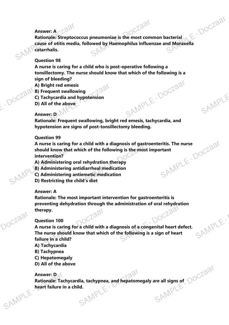 Preview page 35 of TI RN Nutrition Proctored Exam with Questions and Verified Answers, 100% Guaranteed Pass With Appropriate Explanations |