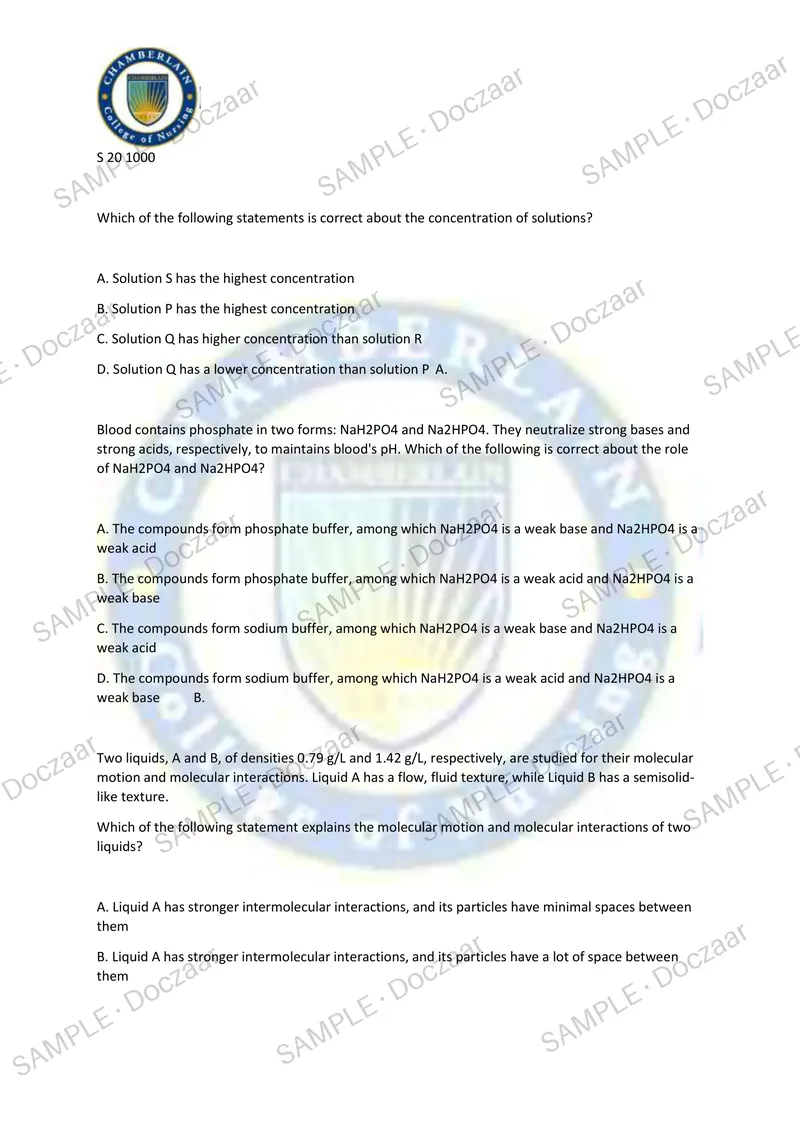 Preview page 48 of ATI TEAS 7: Science Chamberlain 2026/2027 NEWEST TEST EXAM 180 COMPREHENSIVE QUESTIONS /FREQUENTLY MOST TESTED QUESTIO