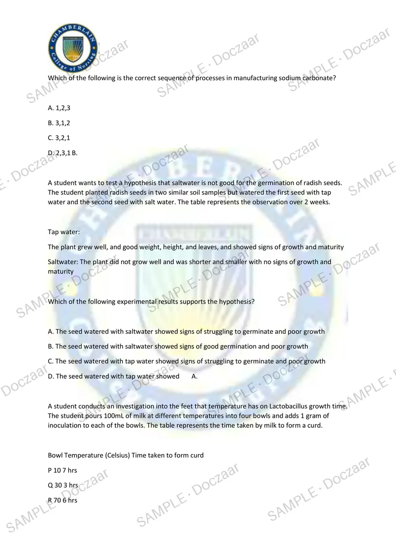 Preview page 52 of ATI TEAS 7: Science Chamberlain 2026/2027 NEWEST TEST EXAM 180 COMPREHENSIVE QUESTIONS /FREQUENTLY MOST TESTED QUESTIO