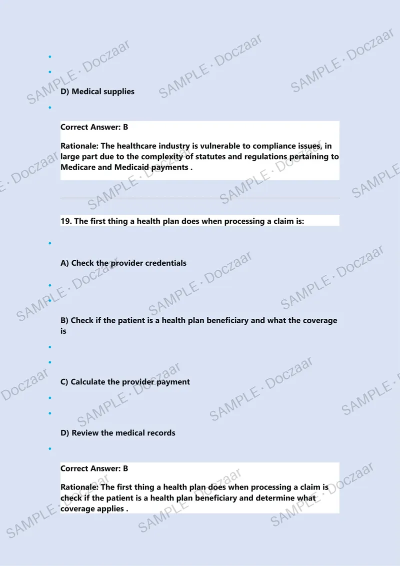 Preview page 14 of BIOS-251 Exam 2 Review | Questions and | Anatomy and Physiology I | Latest Update