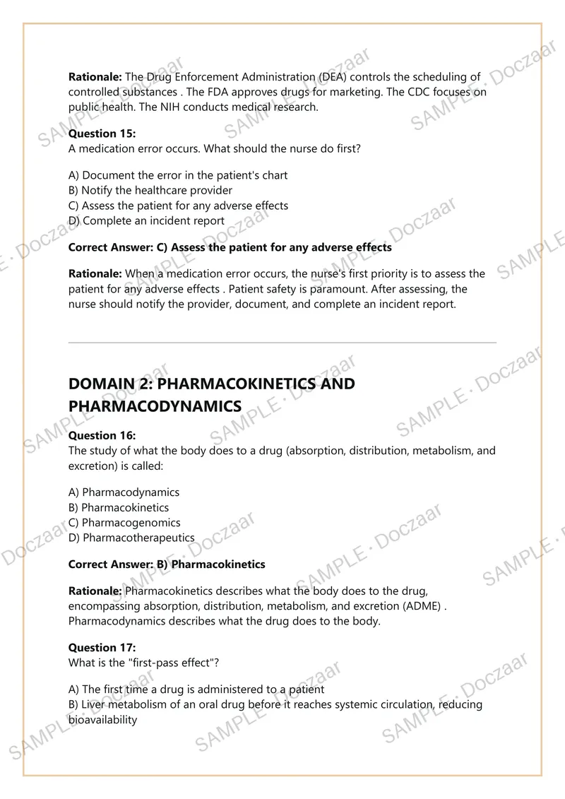 Preview page 6 of BIOS-251 Exam 2 Review | Questions and | Anatomy and Physiology I | Latest Updatev