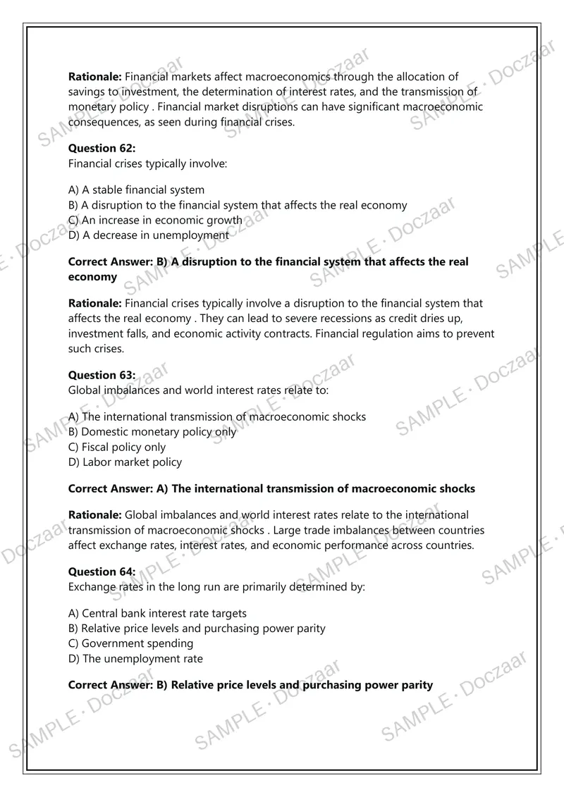 Preview page 22 of Clemson ECON 3150 Final Examination – Intermediate Macroeconomics – Clemson University  – 2026/2027 Academic Year – 100