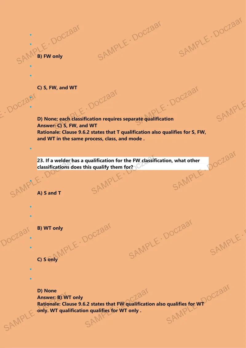 Preview page 15 of CSA Standard W47.1-09 - CWB Welding Supervisor Exam Questions And Answers Practice Questions with Solutions Newest 2026