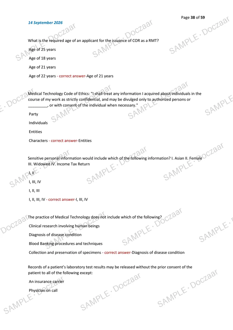 Preview page 38 of [Mock Boards] LM MTLE EXAM AND STUDY GUIDE  NEWEST 2026/2027 ACTUAL EXAM TESTBANK 250 QUESTIONS AND CORRECT DETAILED ANS