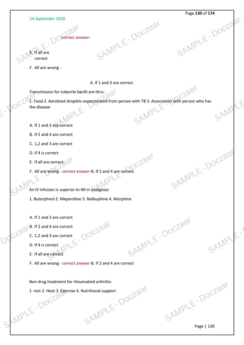 Preview page 130 of Clinical Pharmacy EXAM NEWEST 2026/2027  ACTUAL EXAM TESTBANK 750 QUESTIONS AND  CORRECT DETAILED ANSWERS (VERIFIED ANSW