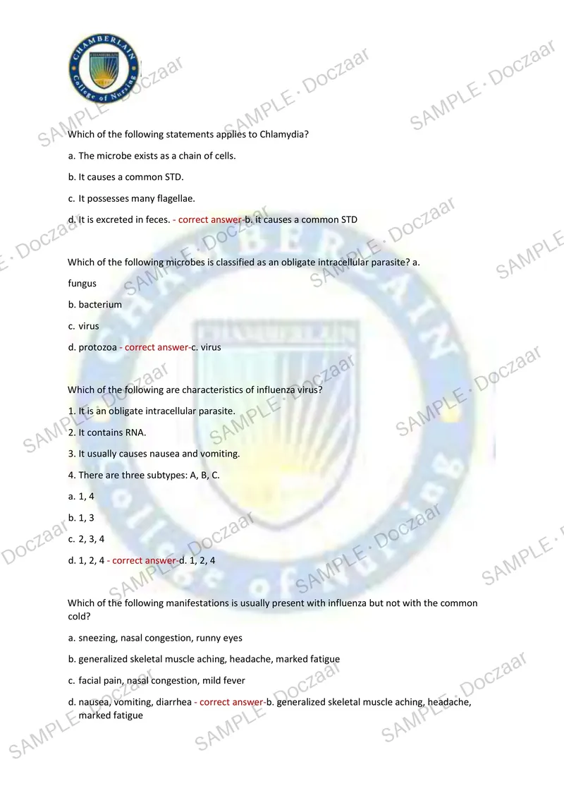 Preview page 40 of Pathophysiology Exam2 NEWEST 2026/2027 ACTUAL EXAM 180 QUESTIONS AND CORRECT (VERIFIED ANSWERS) COVERING RECENT AND MO