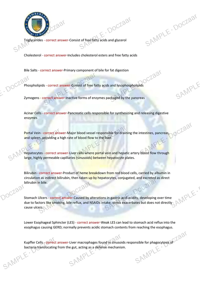 Preview page 32 of ADVANCED PATHOPHYSIOLOGY FINAL EXAM 2026/2027 | 250 HIGH-YIELD QUESTIONS & VERIFIED ANSWERS | LATEST TEST PREP | MOST TE