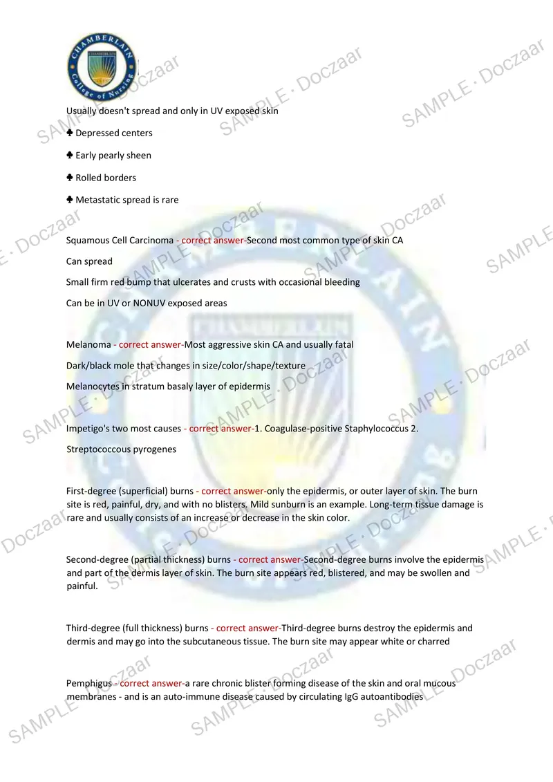 Preview page 44 of ADVANCED PATHOPHYSIOLOGY FINAL EXAM 2026/2027 | 250 HIGH-YIELD QUESTIONS & VERIFIED ANSWERS | LATEST TEST PREP | MOST TE