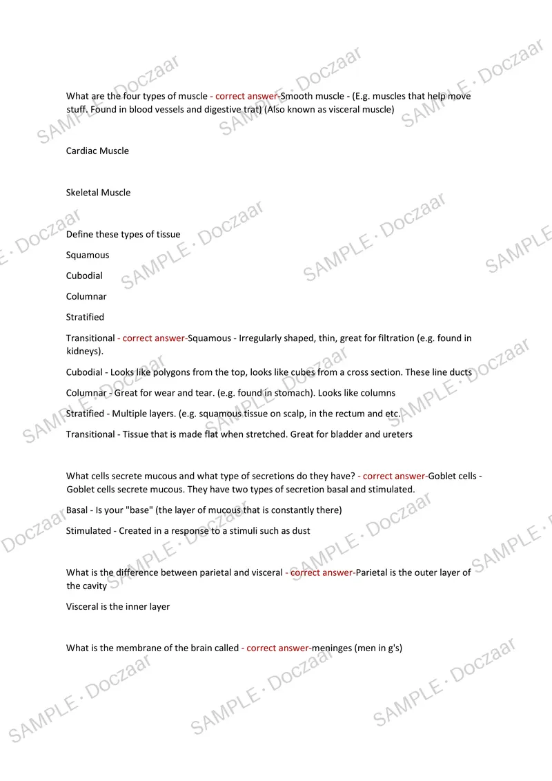 Preview page 14 of WGU PATHOPHYSIOLOGY EXAM 2026/2027 | 100 HIGH-YIELD QUESTIONS & VERIFIED ANSWERS | LATEST TEST PREP | RECENT & MOST TEST