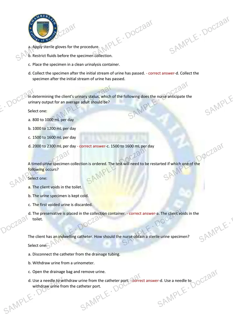 Preview page 14 of PN 4006 MIDTERM EXAM 2026/2027 | 150 HIGH-YIELD QUESTIONS & VERIFIED ANSWERS | LATEST TEST PREP | RECENT & MOST TESTED T