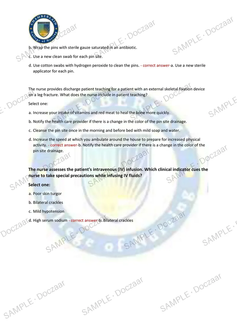 Preview page 36 of PN 4006 MIDTERM EXAM 2026/2027 | 150 HIGH-YIELD QUESTIONS & VERIFIED ANSWERS | LATEST TEST PREP | RECENT & MOST TESTED T