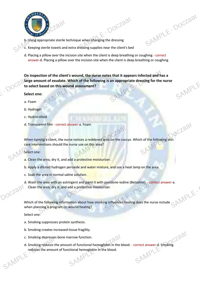 Preview page 14 of **PN 4006 FINAL EXAM 2026/2027 | 130 HIGH-YIELD QUESTIONS & VERIFIED ANSWERS | LATEST TEST PREP | RECENT & MOST TESTED T