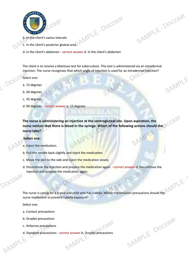 Preview page 18 of **PN 4006 FINAL EXAM 2026/2027 | 130 HIGH-YIELD QUESTIONS & VERIFIED ANSWERS | LATEST TEST PREP | RECENT & MOST TESTED T