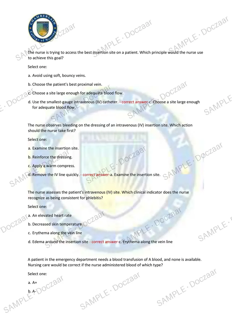 Preview page 33 of **PN 4006 FINAL EXAM 2026/2027 | 130 HIGH-YIELD QUESTIONS & VERIFIED ANSWERS | LATEST TEST PREP | RECENT & MOST TESTED T