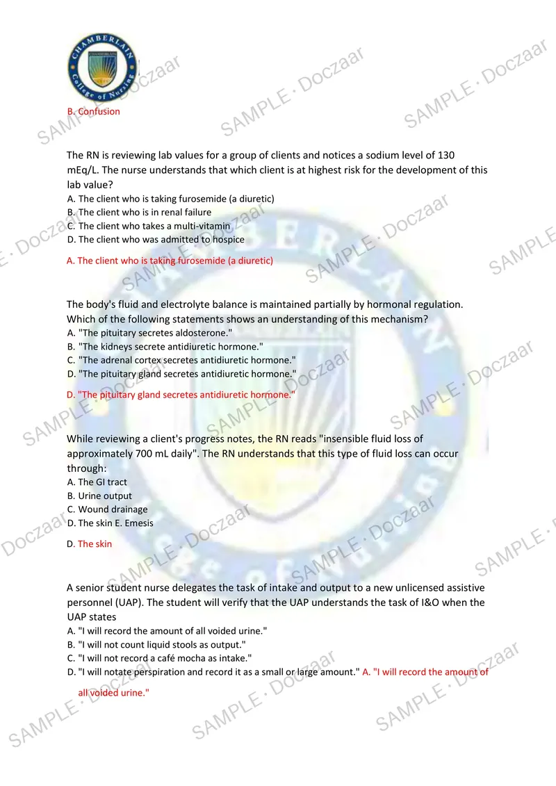 Preview page 5 of NR 226 MIDTERM EXAM 2026/2027 | 180 HIGH-YIELD QUESTIONS & VERIFIED ANSWERS | LATEST TEST PREP | RECENT & MOST TESTED TO