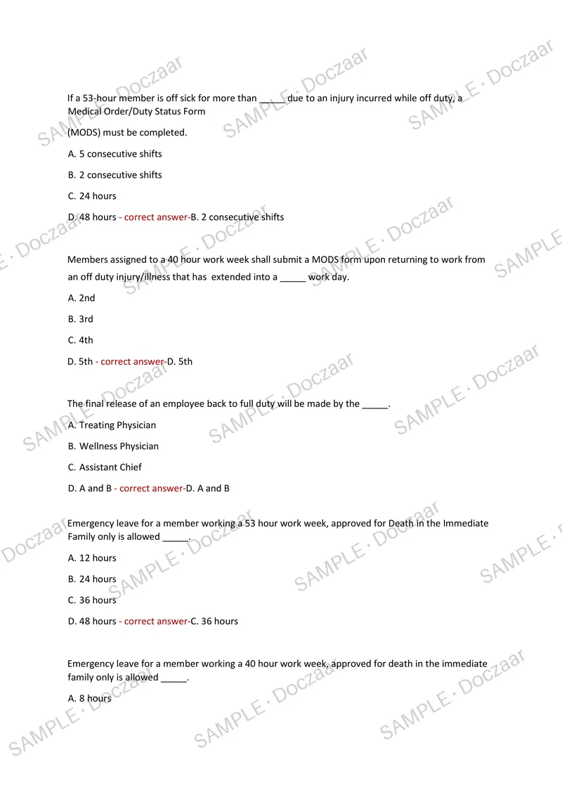 Preview page 134 of PFF POLICY PRACTICE TEST 2026/2027 | 950 HIGH-YIELD QUESTIONS & VERIFIED ANSWERS | LATEST TESTBANK | RECENT & MOST TESTE