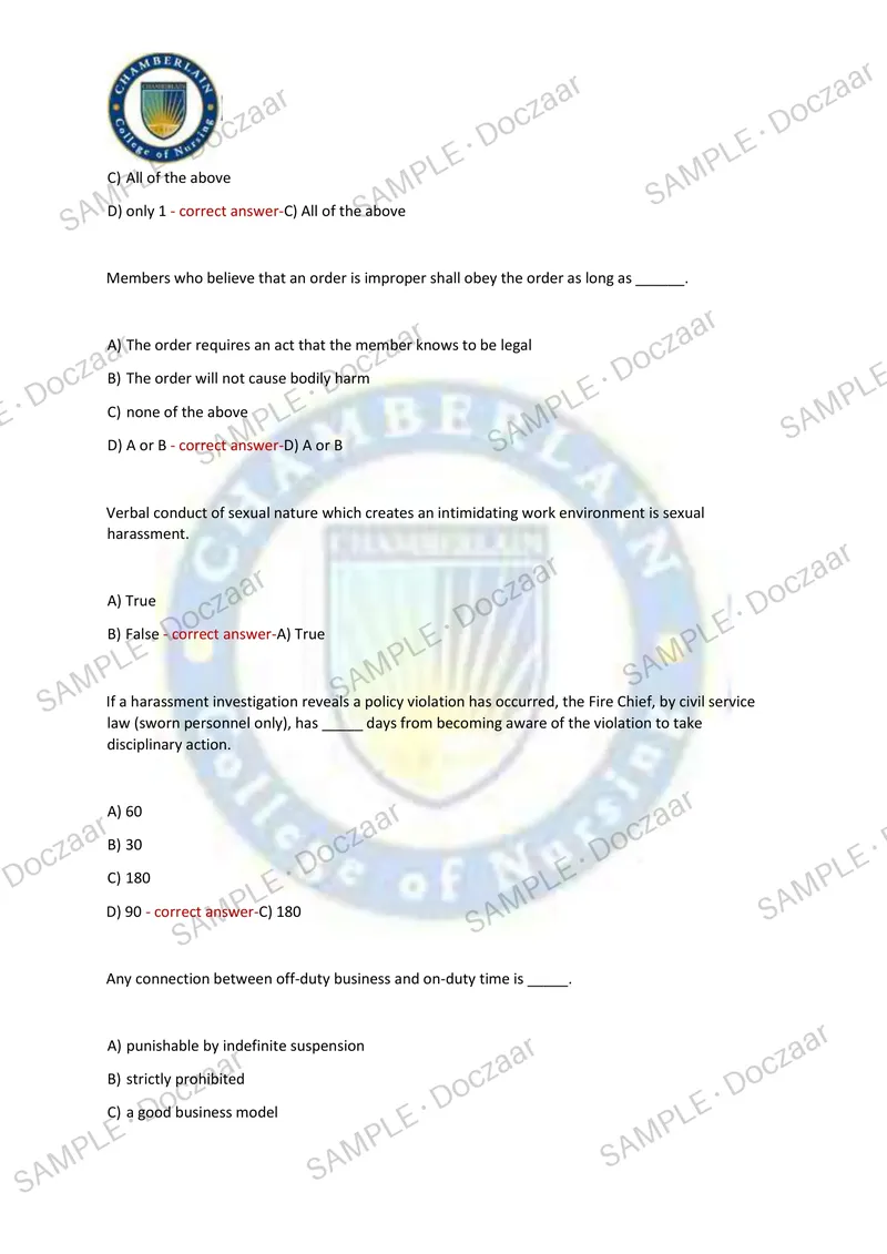 Preview page 20 of NUR 131 EXAM 2026/2027 | 100 HIGH-YIELD QUESTIONS & VERIFIED ANSWERS | LATEST TEST PREP | RECENT & MOST TESTED TOPICS |