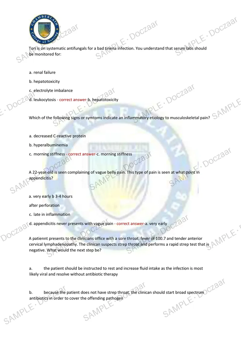 Preview page 21 of NR511 FINAL EXAM 2026/2027 | 100 HIGH-YIELD QUESTIONS & VERIFIED ANSWERS | LATEST TEST PREP | RECENT & MOST TESTED TOPIC