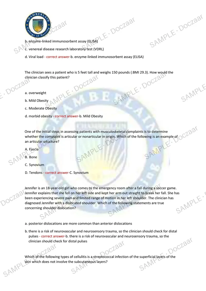 Preview page 7 of NR511 FINAL EXAM 2026/2027 | 100 HIGH-YIELD QUESTIONS & VERIFIED ANSWERS | LATEST TEST PREP | RECENT & MOST TESTED TOPIC