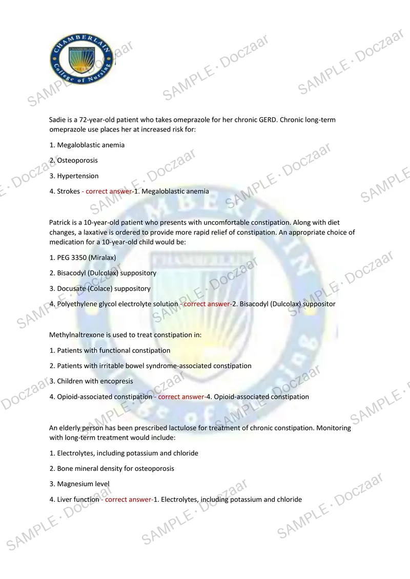 Preview page 10 of NR 508 FINAL EXAM 2026/2027 | 150 HIGH-YIELD QUESTIONS & VERIFIED ANSWERS | LATEST TEST PREP | RECENT & MOST TESTED TOPI