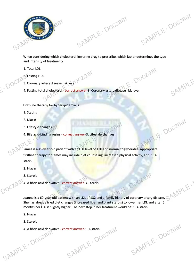 Preview page 14 of NR 508 WEEK 4 EXAM 2026/2027 | 150 HIGH-YIELD QUESTIONS & VERIFIED ANSWERS | LATEST TEST PREP | RECENT & MOST TESTED TOP